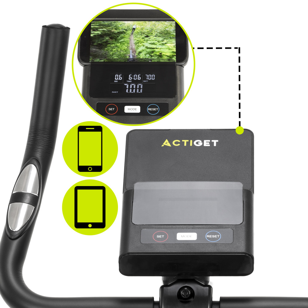 Велотренажер магнітний Actiget Actibike Pro ACT0175 Grey/Black