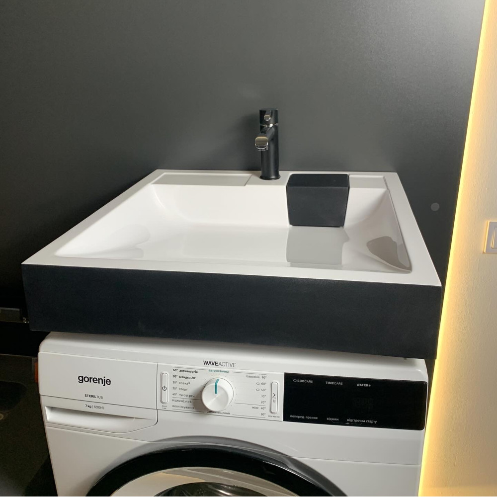 Раковина накладная Adamant WASHER NEW, квадратная (4824296202903)