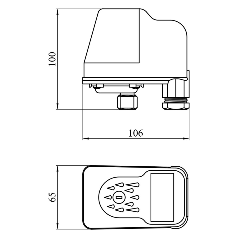 Реле тиску механічне Agua PM-5/G (CV035107)