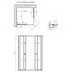 Душова кабіна Agua Elposo - Q.S.D.90x90 см (без піддона) (CV031705)