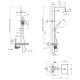 Душова система Agua Acero - AVION 5013AM (CV035600)