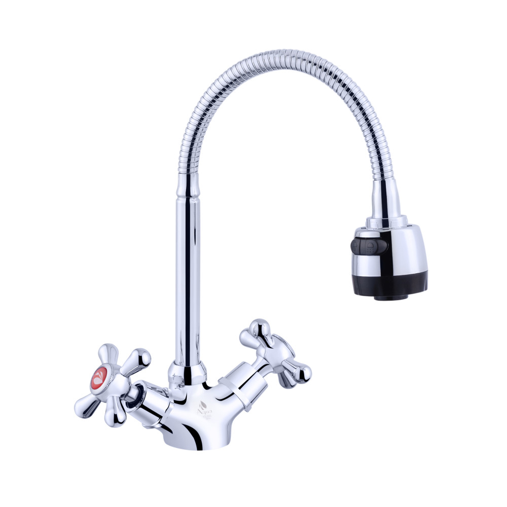 Смеситель для кухни Agua с гибким изливом Toledo-C039 CV018082