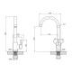Смеситель для кухни Agua Acero-INOX035 CV023285