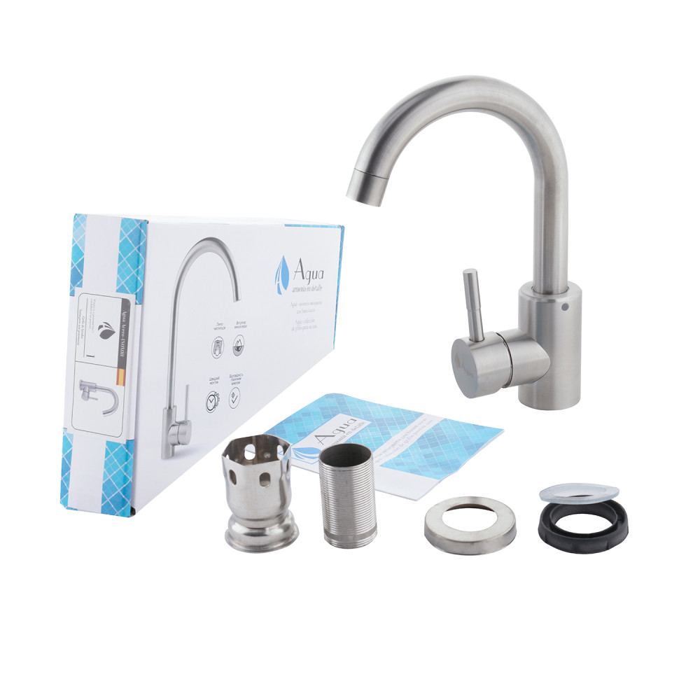 Змішувач для раковини Agua Acero-INOX011 CV023287