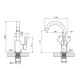 Змішувач для раковини Agua Acero-INOX011 CV023287