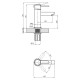 Смеситель для раковины Agua Elposo - INOX010CR (CV035460)