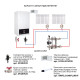Котел газовый Airfel DigiFEL Premix 23 кВт, двухконтурный, конденсационный, навесной, с двумя теплообменниками A2CPX023DARU