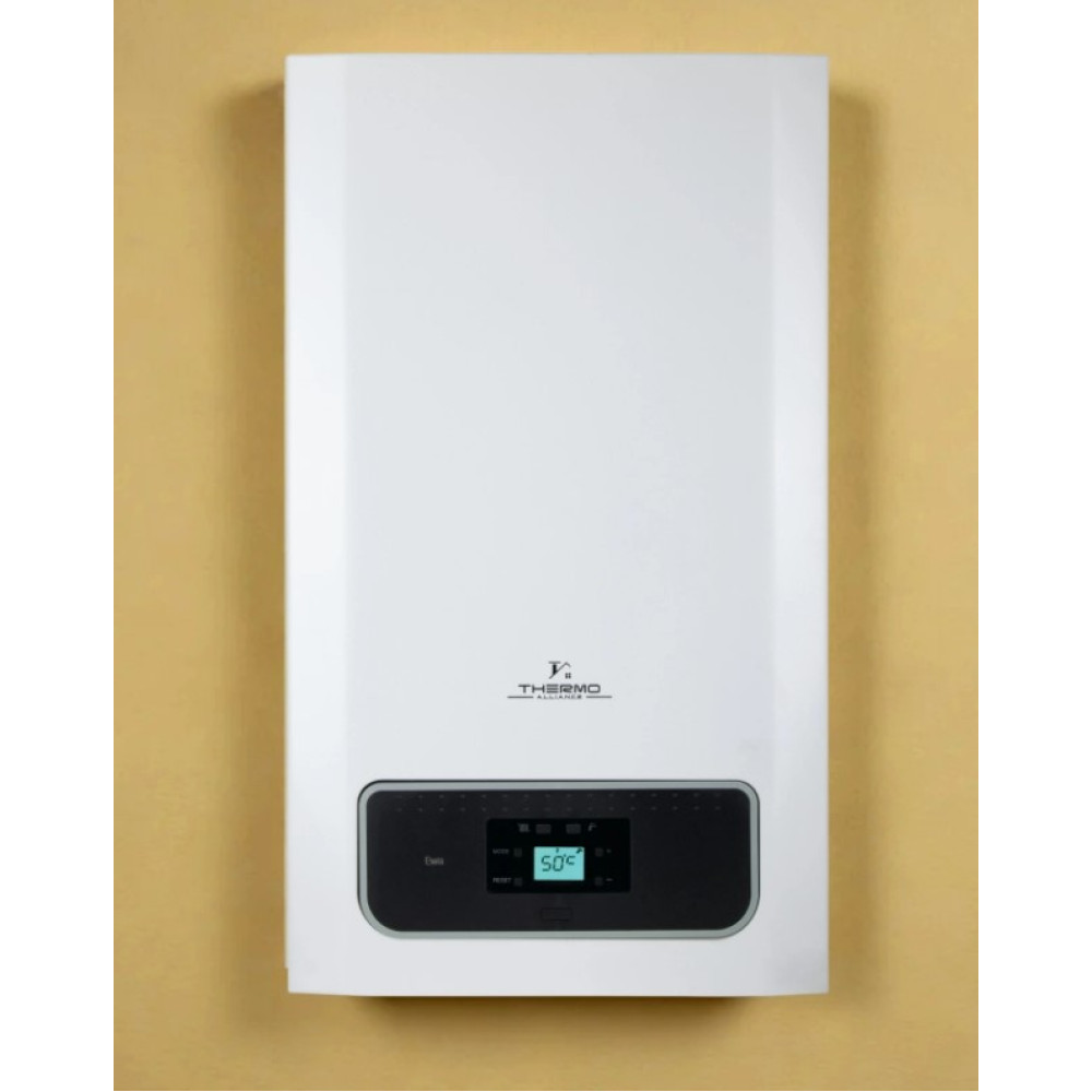 Котел газовый Thermo Alliance Ewa 24 кВт, двухконтурный, конденсационный, навесной, с двумя теплообменниками 15311014000002