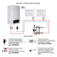 Котел газовый Thermo Alliance Ewa 24 кВт, двухконтурный, конденсационный, навесной, с двумя теплообменниками 15311014000002