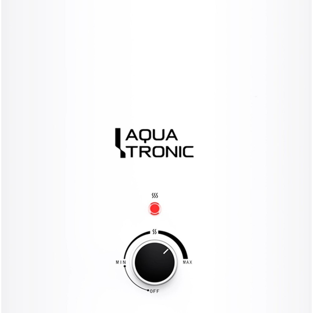 Водонагрівач електричний Aquatronic, 2 кВт, "сухий" ТЕН, 50 л універсальний, циліндричний, білий (Round D504620 B4)