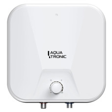 Водонагреватель электрический Aquatronic, 1500 Вт, "мокрый" ТЭН, 10 л над мойкой вертикальный, квадратный, белый (Compact WO1015 C2M)