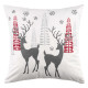 Подушка Ardesto Christmas Deer 45х45см, белый (ART1032HD)