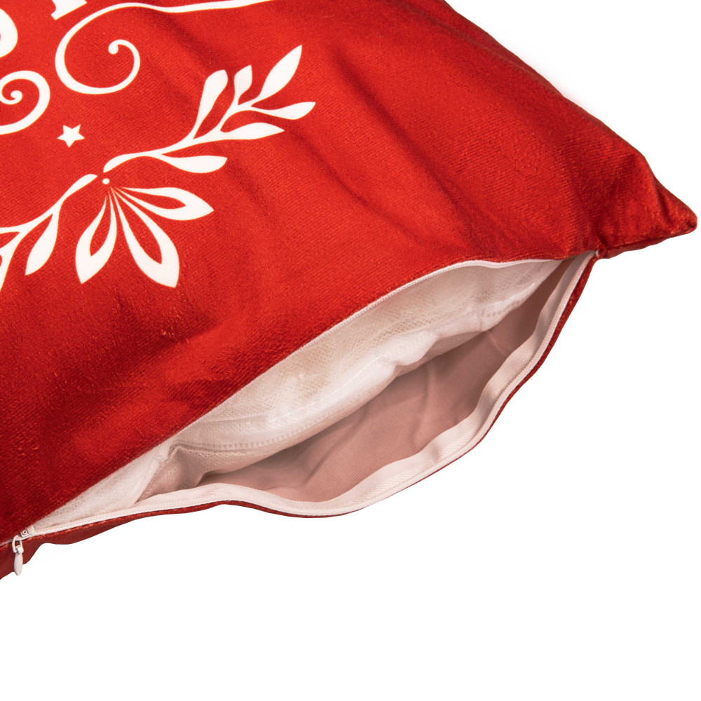 Подушка Ardesto Happy Holidays 45х45см, 100% полиэстер, красный (ART1032HR)