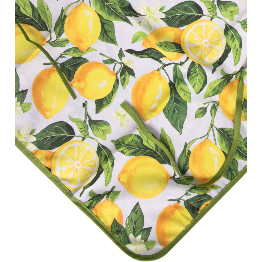 Фартух Ardesto Sicilian lemons 60х80см, 100% поліестер, зелений (ART12LM)