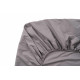 Простыня на резинке Ardesto Mix&Match, 160х200+30см, 100% хлопок, сатин, серый (ART1620FSD)