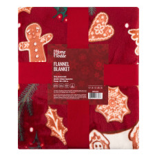 Плед Ardesto Christmas Flannel 160х200см, имбирные домики (ART0121PB)