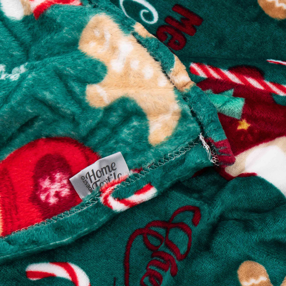 Плед Ardesto Christmas  Flannel 160х200см, різдвяні смаколики (ART0122PB)