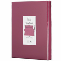 Простыня Ardesto Mix&Match, 180х240см, 100% хлопок, сатин, ягодный (ART1824FSR)