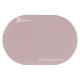 Килимок Ardesto Vigor з нековзною основою 40х60см, поліестер, овальний, бежевий (ARHB3301RB)