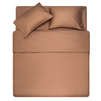 Пододеяльник Ardesto Mix&Match, 160х220см, 100% хлопок, сатин, шоколад (ART1622DVH)