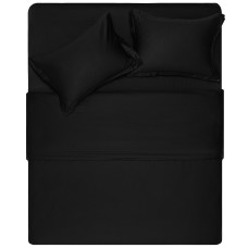 Пододеяльник Ardesto Mix&Match Premium, 160х220см, 100% хлопок, сатин, черный (ART1622DVL)