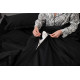 Пододеяльник Ardesto Mix&Match Premium, 160х220см, 100% хлопок, сатин, черный (ART1622DVL)