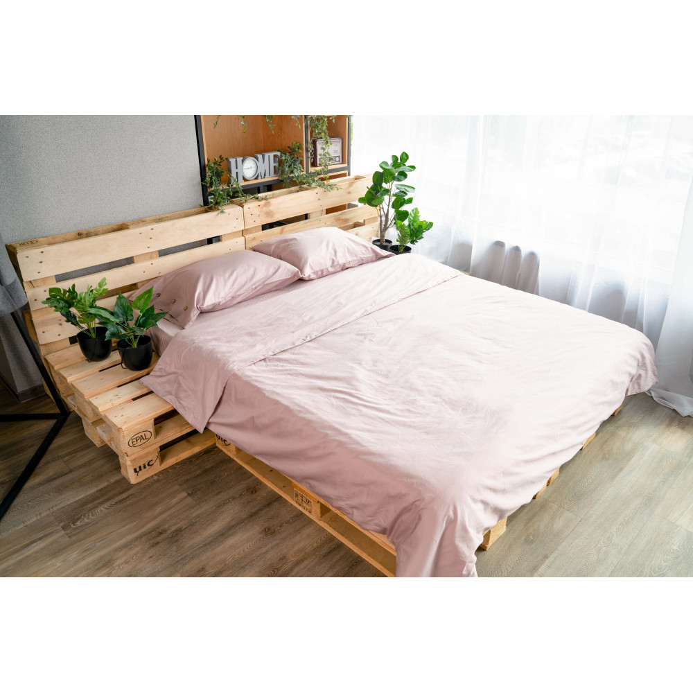 Підковдра Ardesto Mix&Match, 160х220см, 100% бавовна, сатин, пудра (ART1622DVP)