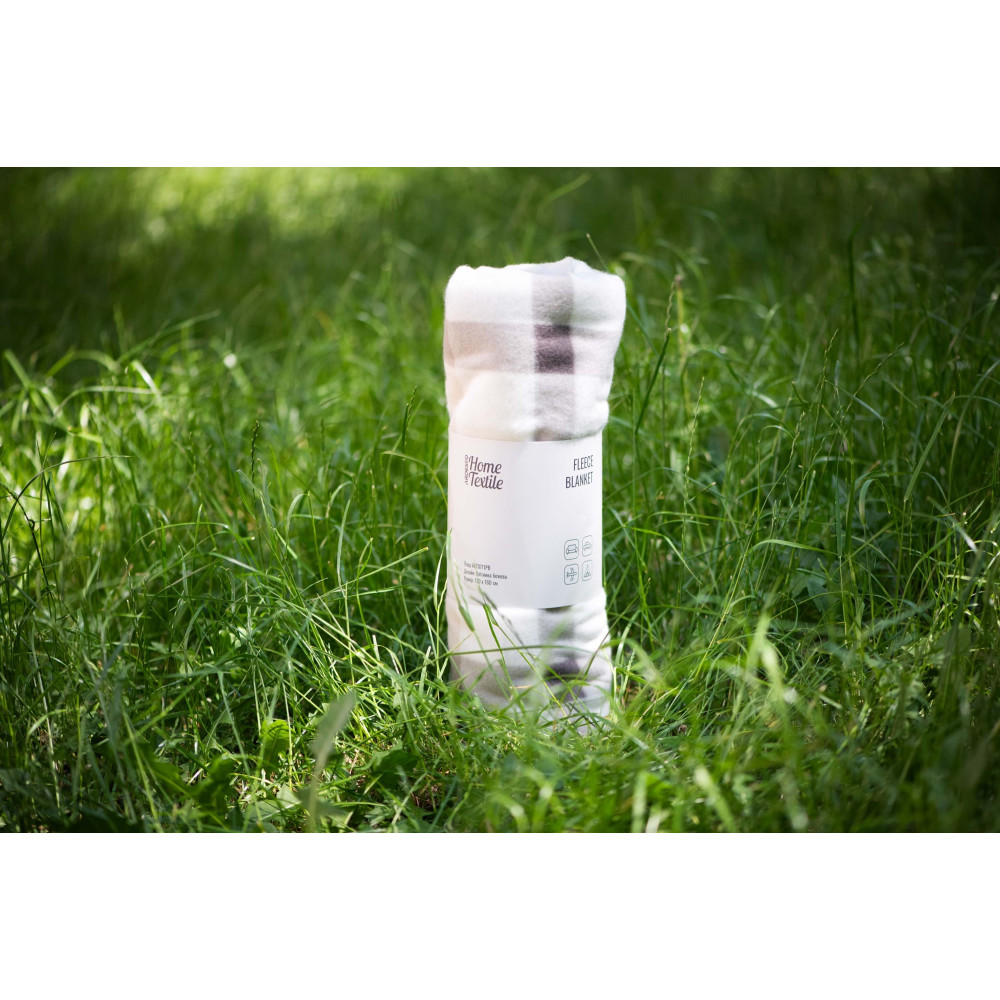 Плед Ardesto Fleece, 130x160 см, клітинка беж (ART0711PB)