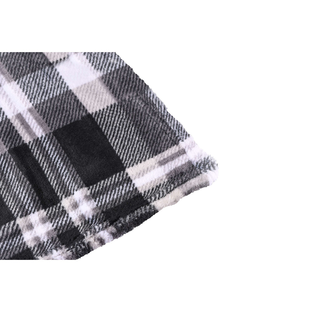 Плед Ardesto Flannel 200х220см серая клетка (ART0102PB)