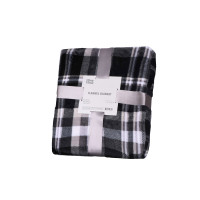 Плед Ardesto Flannel 200х220см сіра клітинка (ART0102PB)