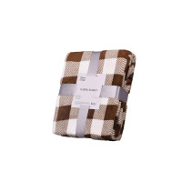 Плед Ardesto Flannel 160х200см клетка бежевый (ART0103PB)