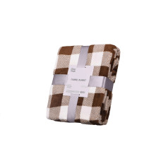 Плед Ardesto Flannel 160х200см клетка бежевый (ART0103PB)