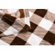 Плед Ardesto Flannel 160х200см клетка бежевый (ART0103PB)