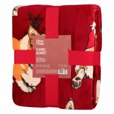 Плед Ardesto Flannel 160х200см, рождественские корги (ART0119PB)