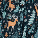 Плед Ardesto Christmas Flannel 160х200см, олени, 100% полиэстер, зеленый (ART0127PB)