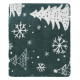 Плед Ardesto Christmas Flannel 160х200см, 100% полиэстер, елки (ART0128PB)