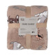 Плед Ardesto Flannel 160х200см, 100% полиэстер, собачки в очках (ART0129PB)