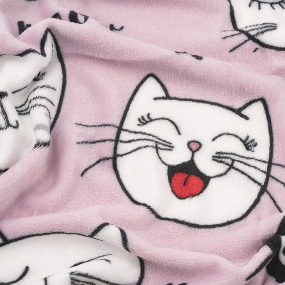 Плед Ardesto Flannel 160х200см, 100% полиэстер, котики (ART0132PB)