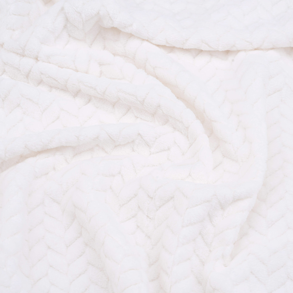 Плед Ardesto Jacquard Braid 160х200см, айворі (ART0201JB)