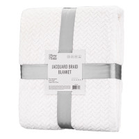 Плед Ardesto Jacquard Braid 200х220см, айвори (ART0202JB)