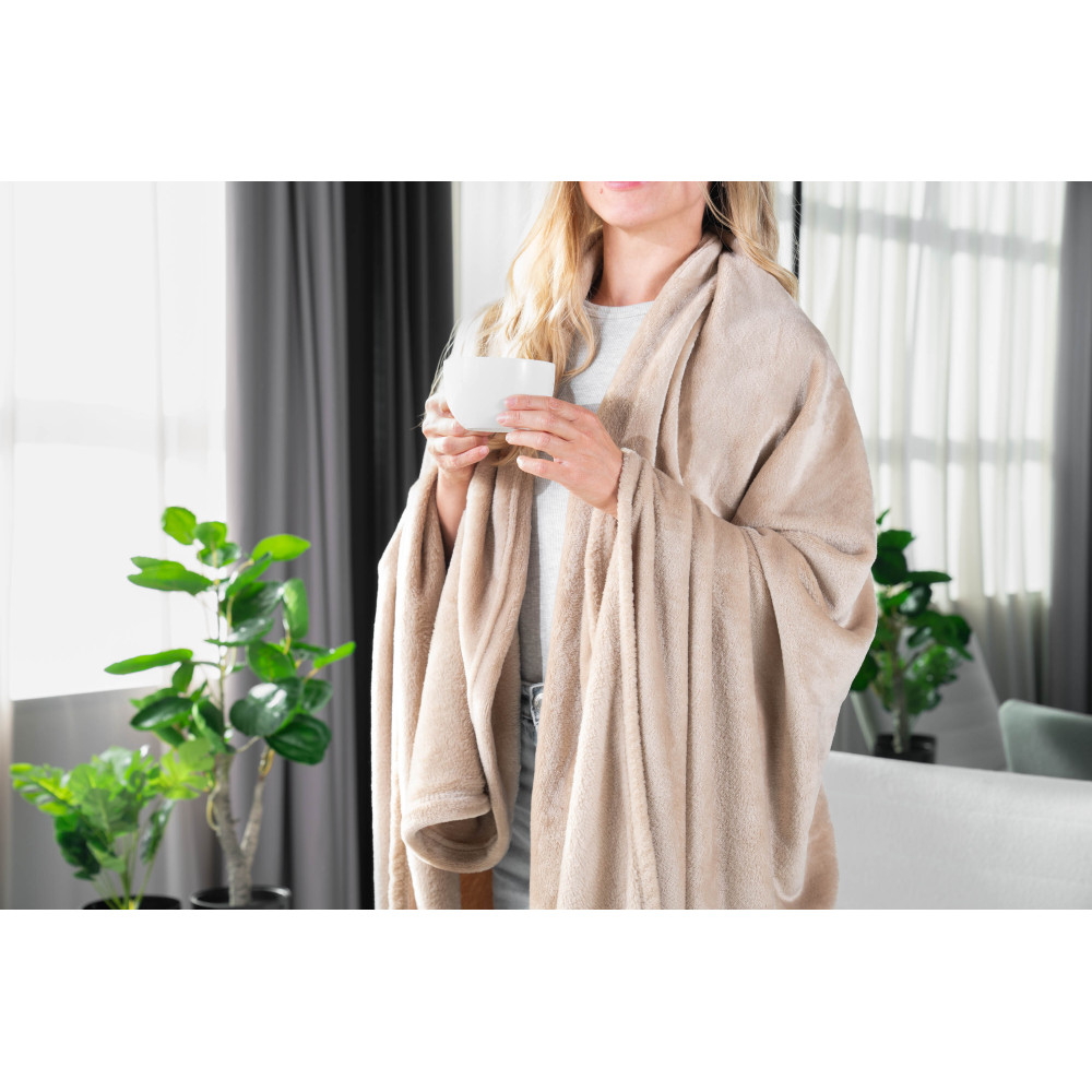 Плед Ardesto Flannel 200х220см бежевый (ART0206SB)