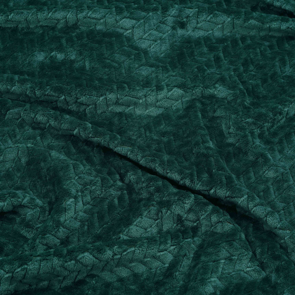 Плед Ardesto Jacquard Braid 160х200см, изумрудный (ART0207JB)