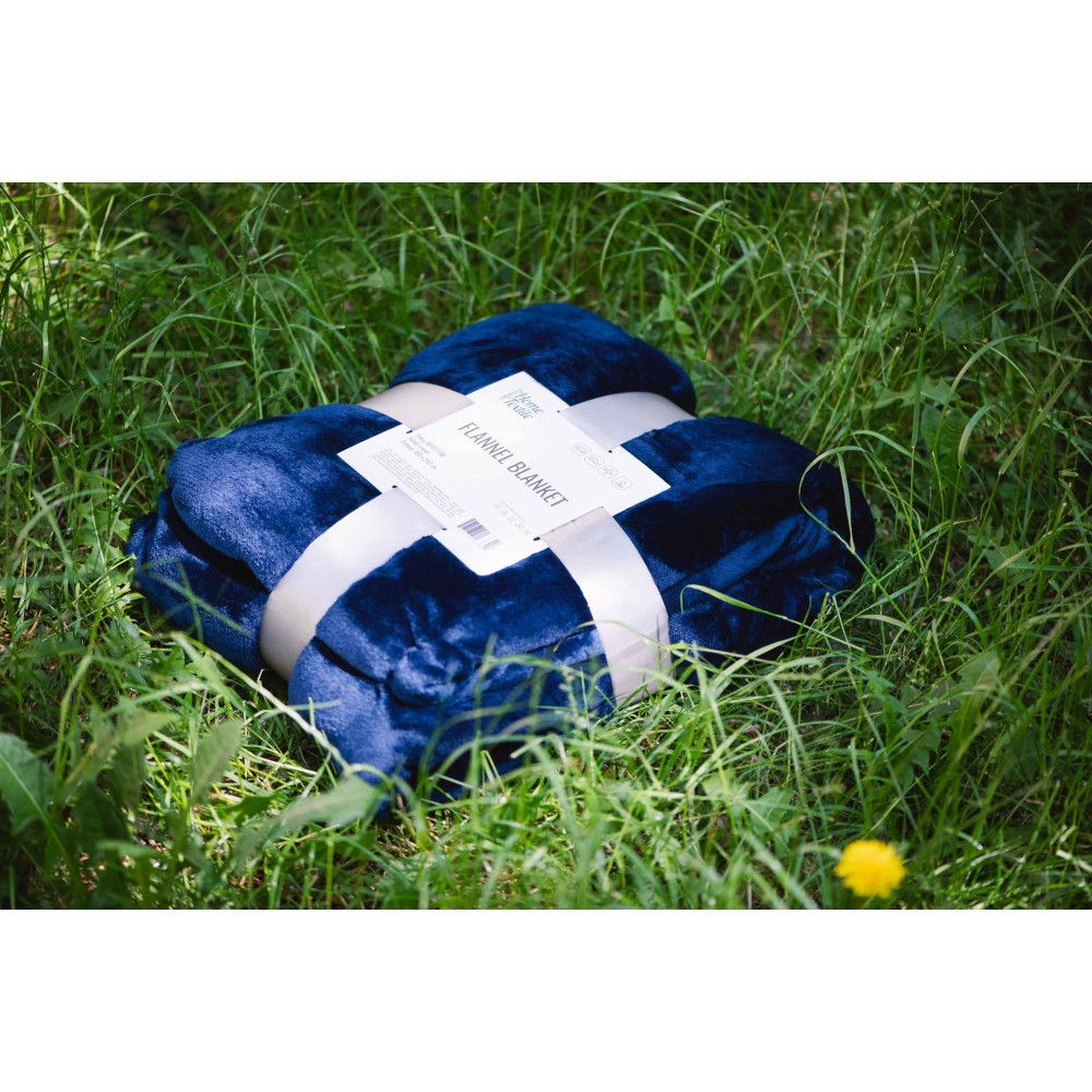 Плед Ardesto Flannel, 160х200см, 100% полиэстер, синий (ART0211SB)