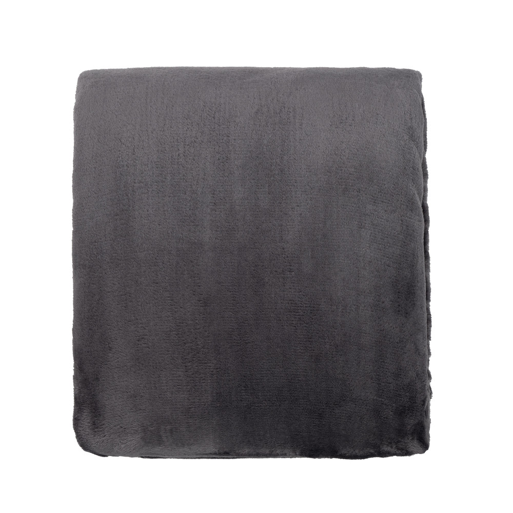 Плед Ardesto Flannel, 200x220 см, 100% полиэстер, темно-серый (ART0213SB)