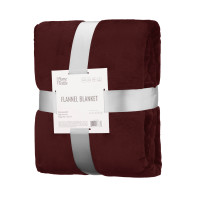 Плед Ardesto Flannel 200х220см, бургунди (ART0222SB)