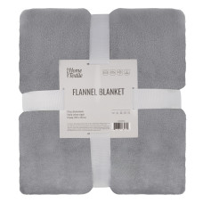 Плед Ardesto Flannel 200х220см, 100% полиэстер, серый светлый (ART0228SB)