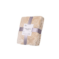 Плед Ardesto Embossed 160х200см бежевий (ART0301EB)