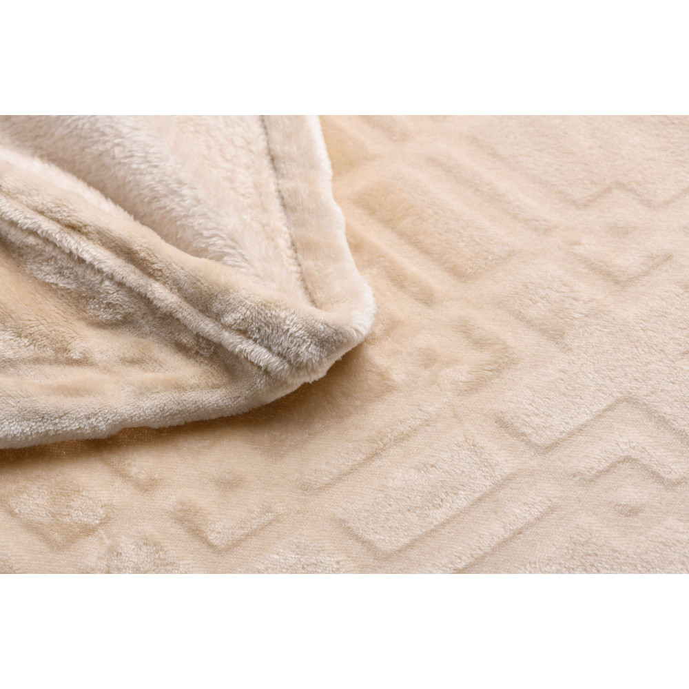 Плед Ardesto Embossed 200х220см бежевый (ART0302EB)