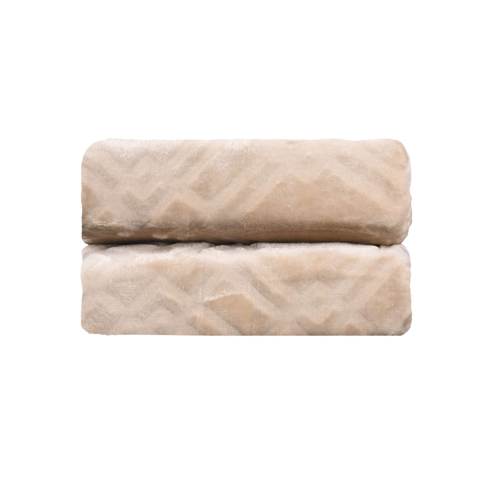 Плед Ardesto Embossed 200х220см бежевый (ART0302EB)