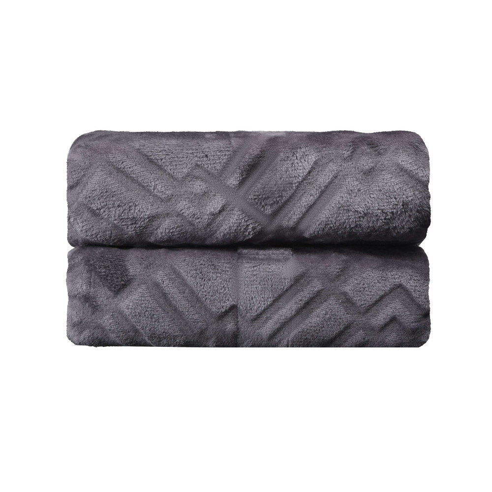 Плед Ardesto Embossed 200х220см серый (ART0304EB)